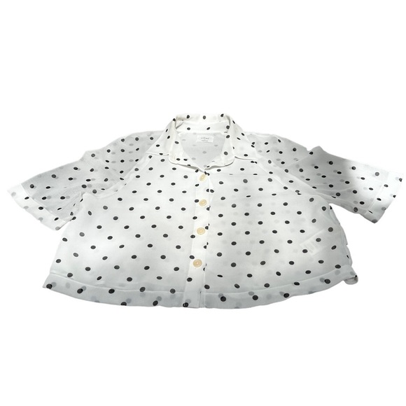 ARITZIA Wilfred Free Polka Dot Blouse EUC - Picture 3 of 9